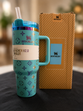 40 oz Luxury blue Travel Tumbler