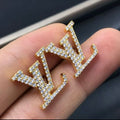 Alexis Ice Earrings — Gold