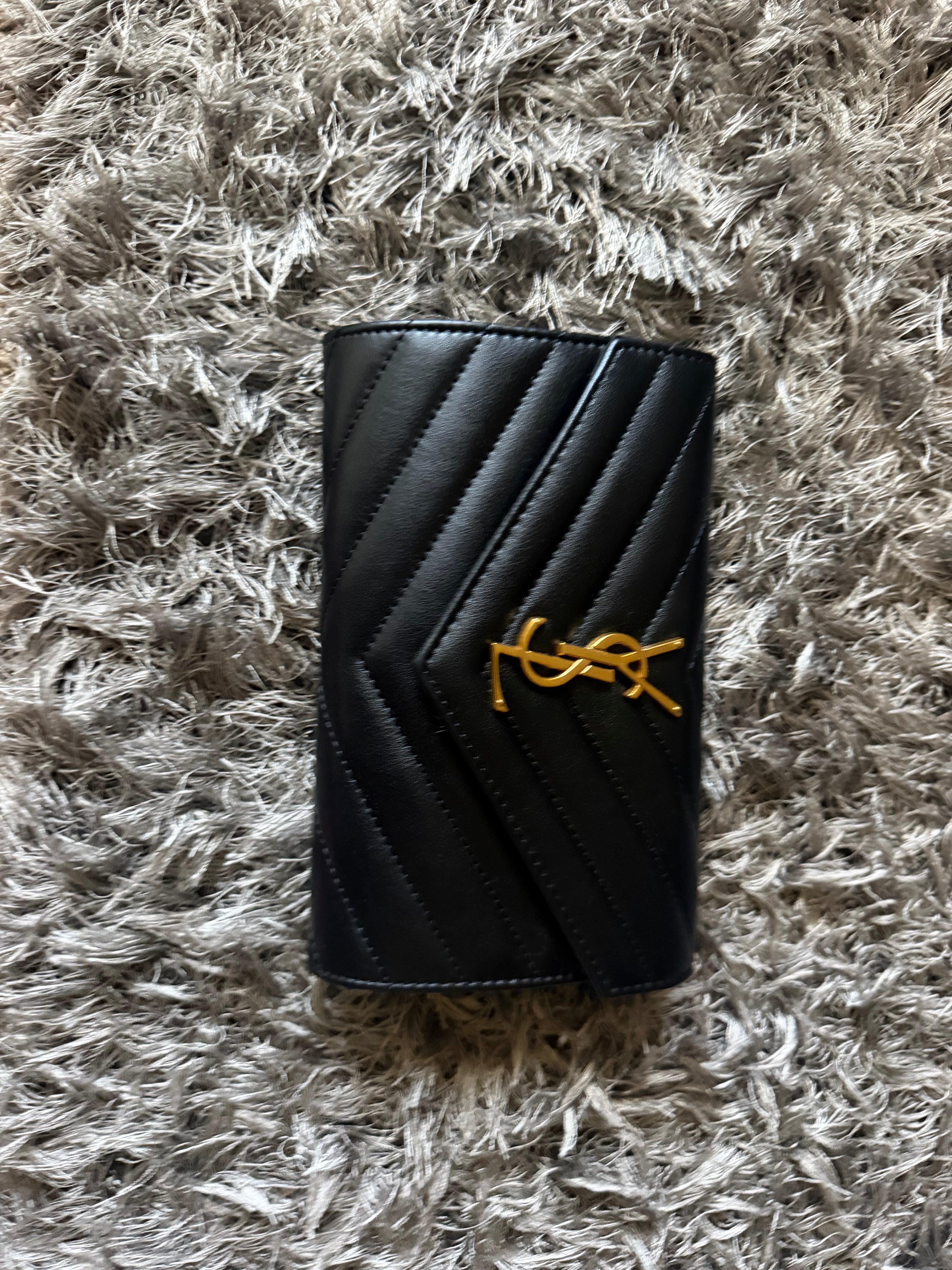Black Quilted Clutch Bag