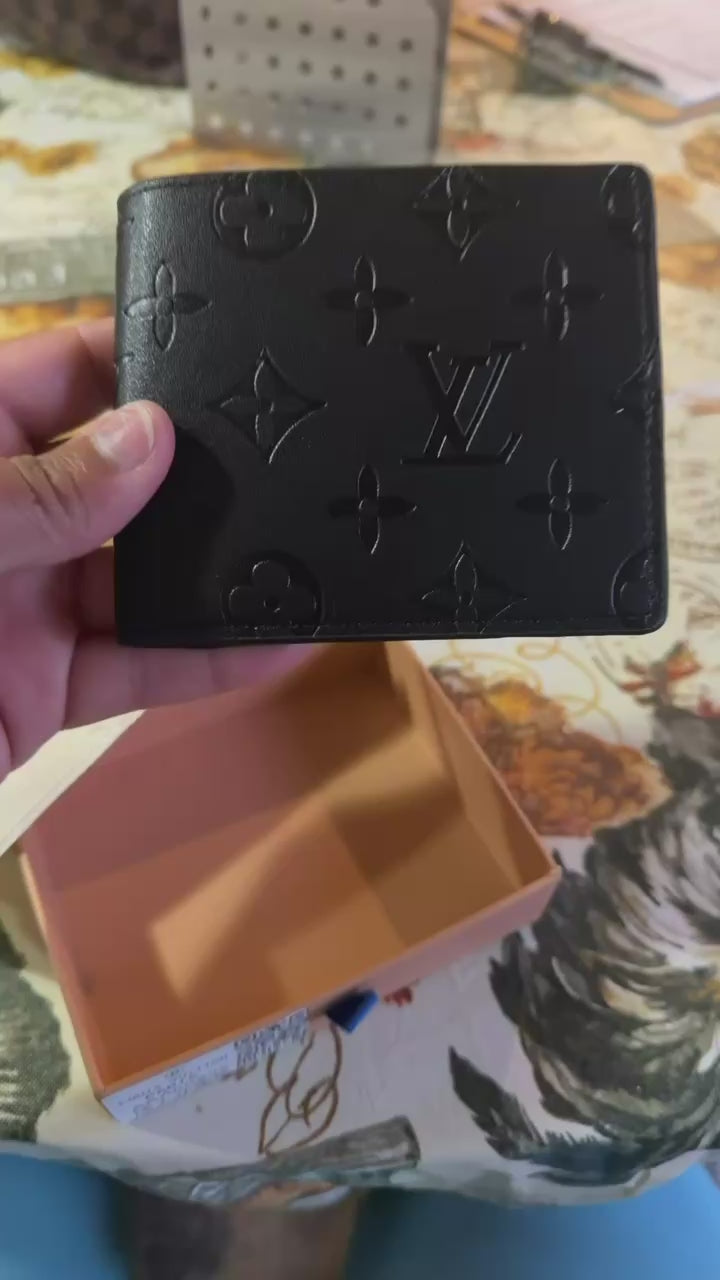 designer Wallet with Box and Dust Bag